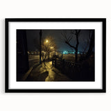Urban Skyline Canvas Prints - Golden City Night Photography