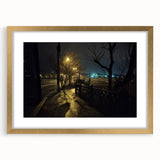 Urban Skyline Canvas Prints - Golden City Night Photography