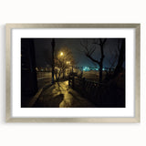 Urban Skyline Canvas Prints - Golden City Night Photography