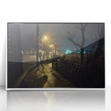 Urban Skyline Canvas Prints - Golden City Night Photography