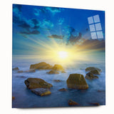 Serene Sunset Wall Art – Tranquil Nature Canvas Prints