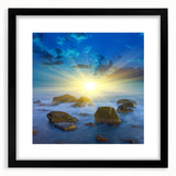 Serene Sunset Wall Art – Tranquil Nature Canvas Prints