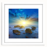 Serene Sunset Wall Art – Tranquil Nature Canvas Prints
