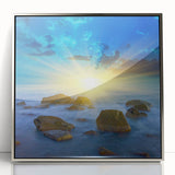 Serene Sunset Wall Art – Tranquil Nature Canvas Prints