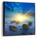 Serene Sunset Wall Art – Tranquil Nature Canvas Prints