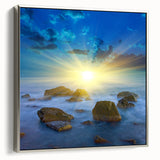 Serene Sunset Wall Art – Tranquil Nature Canvas Prints
