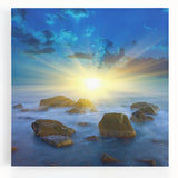 Serene Sunset Wall Art – Tranquil Nature Canvas Prints