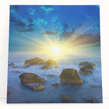 Serene Sunset Wall Art – Tranquil Nature Canvas Prints