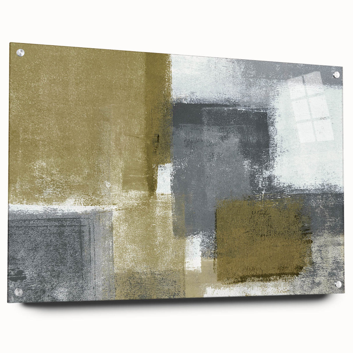 Geometric Abstract Canvas Art – Bold Minimalist Textured Design