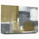 Geometric Abstract Canvas Art – Bold Minimalist Textured Design