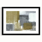 Geometric Abstract Canvas Art – Bold Minimalist Textured Design