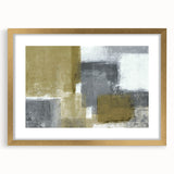 Geometric Abstract Canvas Art – Bold Minimalist Textured Design