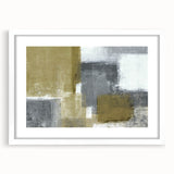 Geometric Abstract Canvas Art – Bold Minimalist Textured Design