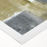 Geometric Abstract Canvas Art – Bold Minimalist Textured Design