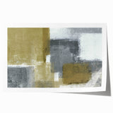 Geometric Abstract Canvas Art – Bold Minimalist Textured Design