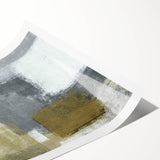 Geometric Abstract Canvas Art – Bold Minimalist Textured Design