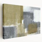 Geometric Abstract Canvas Art – Bold Minimalist Textured Design