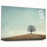 Solitary Tree on Hill - Fine Art Photography Canvas Prints