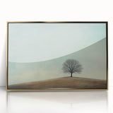 Solitary Tree on Hill - Fine Art Photography Canvas Prints