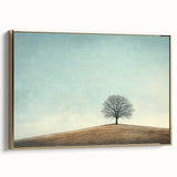Solitary Tree on Hill - Fine Art Photography Canvas Prints