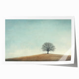 Solitary Tree on Hill - Fine Art Photography Canvas Prints
