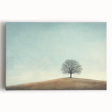 Solitary Tree on Hill - Fine Art Photography Canvas Prints
