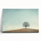 Solitary Tree on Hill - Fine Art Photography Canvas Prints