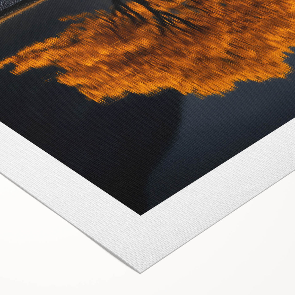 Golden Tree Reflection – Majestic Nature Art Print