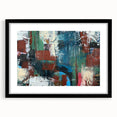 Large Abstract Wall Art – Contemporary Canvas in Blue, Green & Brown