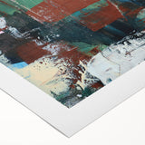 Large Abstract Wall Art – Contemporary Canvas in Blue, Green & Brown