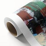 Large Abstract Wall Art – Contemporary Canvas in Blue, Green & Brown