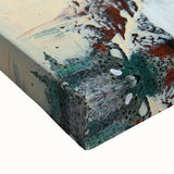 Large Abstract Wall Art – Contemporary Canvas in Blue, Green & Brown