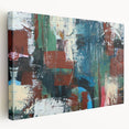 Large Abstract Wall Art – Contemporary Canvas in Blue, Green & Brown