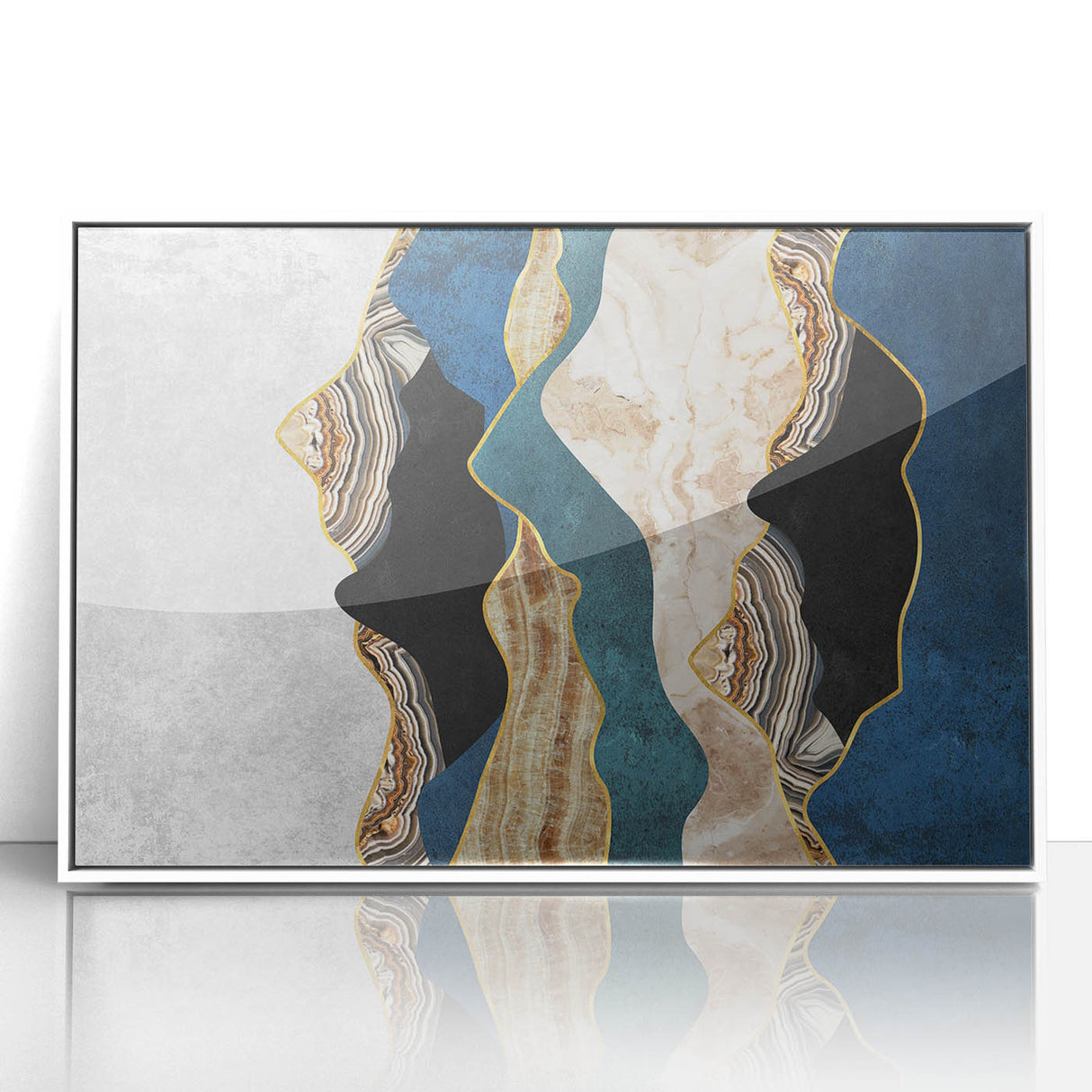 Earthen Harmony Abstracts - Modern Abstract Wall Art in Earth Tones