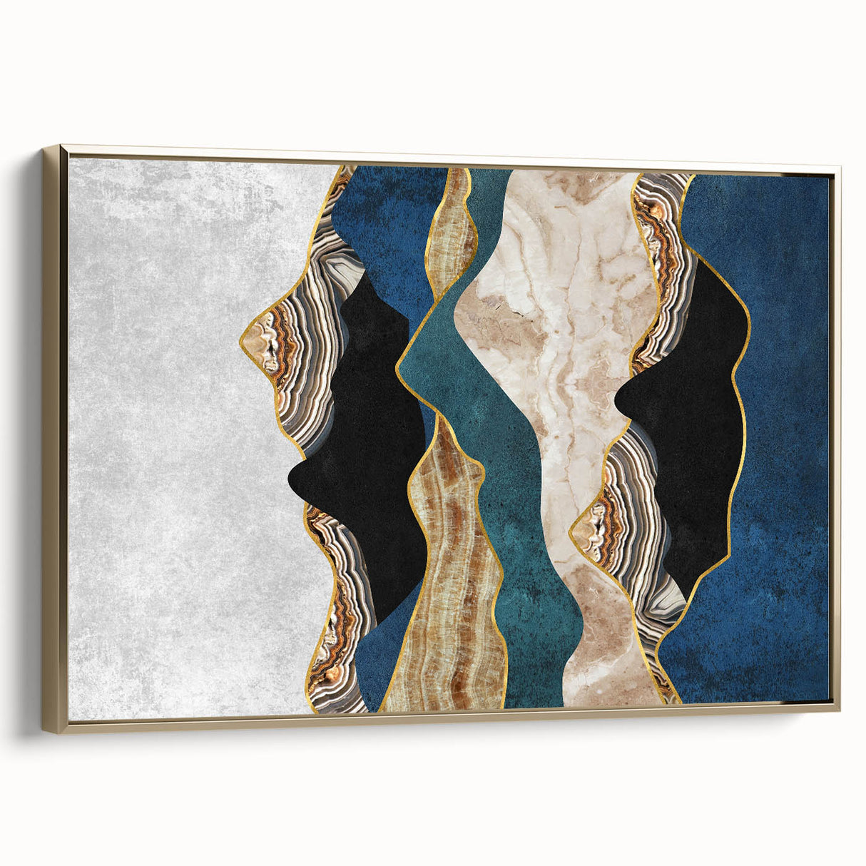 Earthen Harmony Abstracts - Modern Abstract Wall Art in Earth Tones