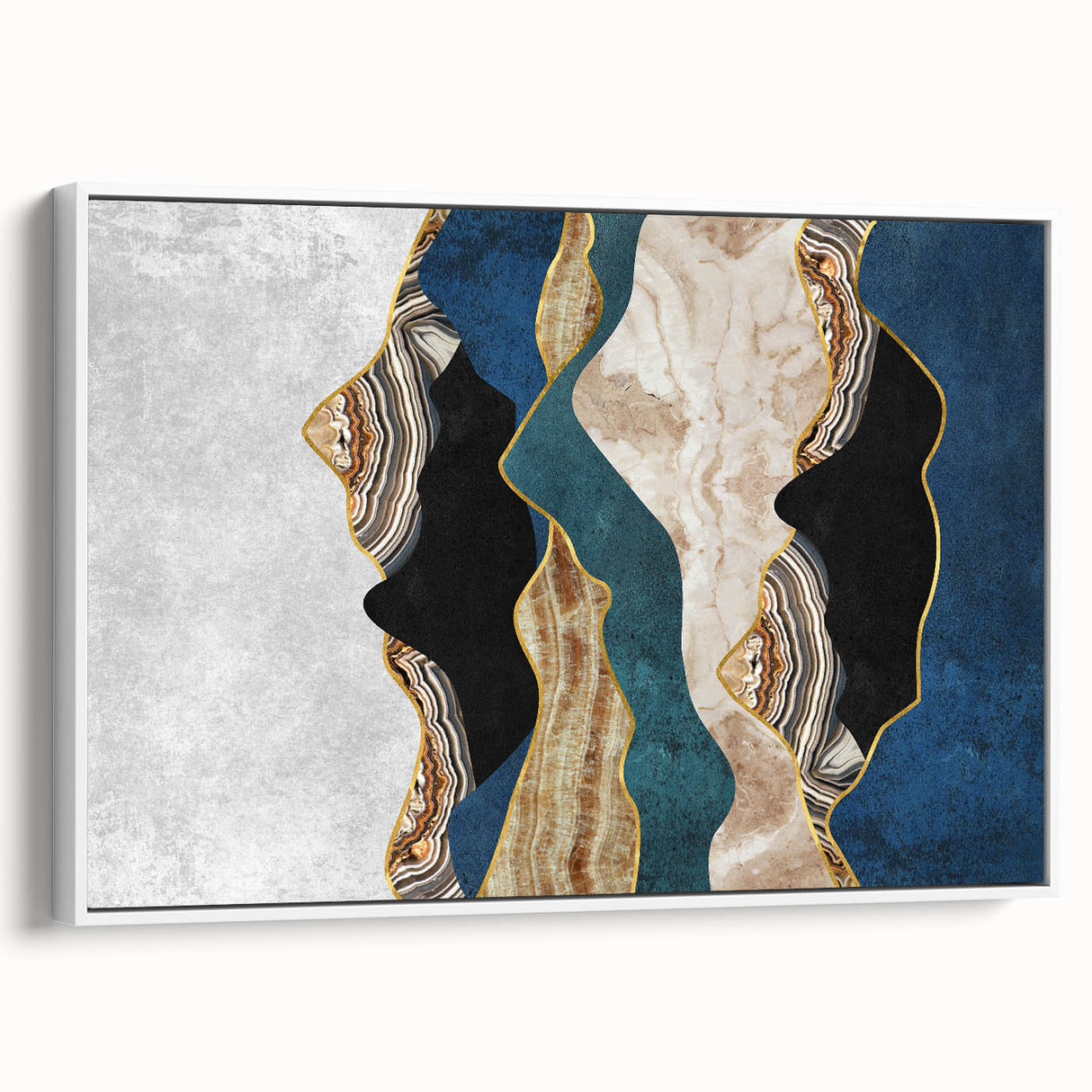Earthen Harmony Abstracts - Modern Abstract Wall Art in Earth Tones