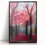 Blurred Red Forest - Fine Art Photography Limited Edition Prints