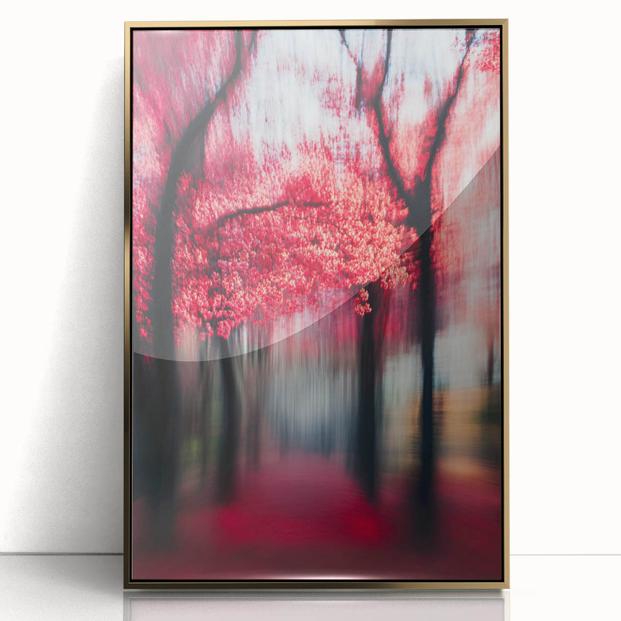 Blurred Red Forest - Fine Art Photography Limited Edition Prints