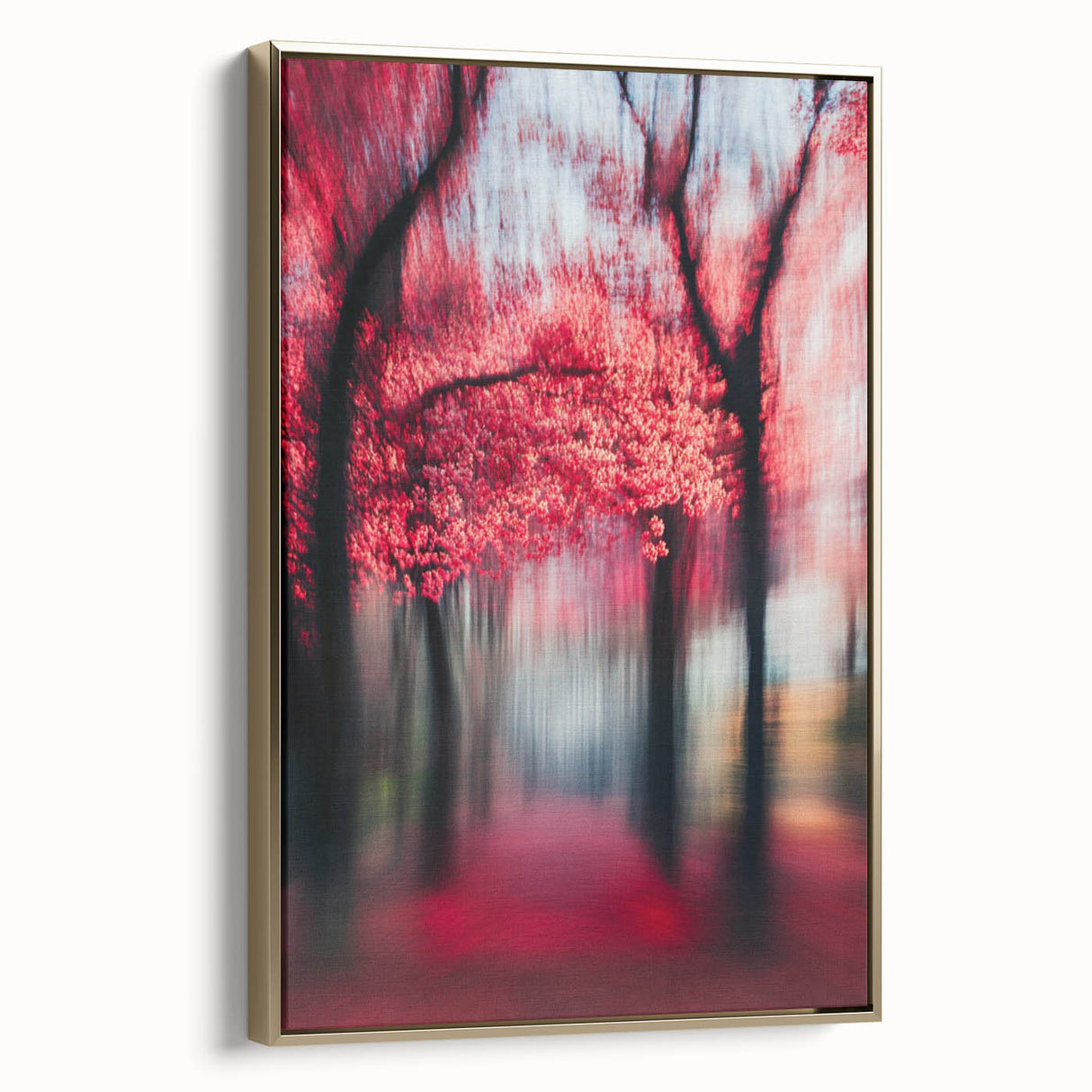 Blurred Red Forest - Fine Art Photography Limited Edition Prints