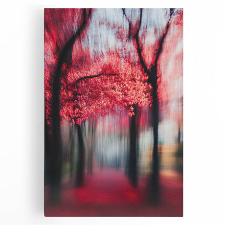 Blurred Red Forest - Fine Art Photography Limited Edition Prints