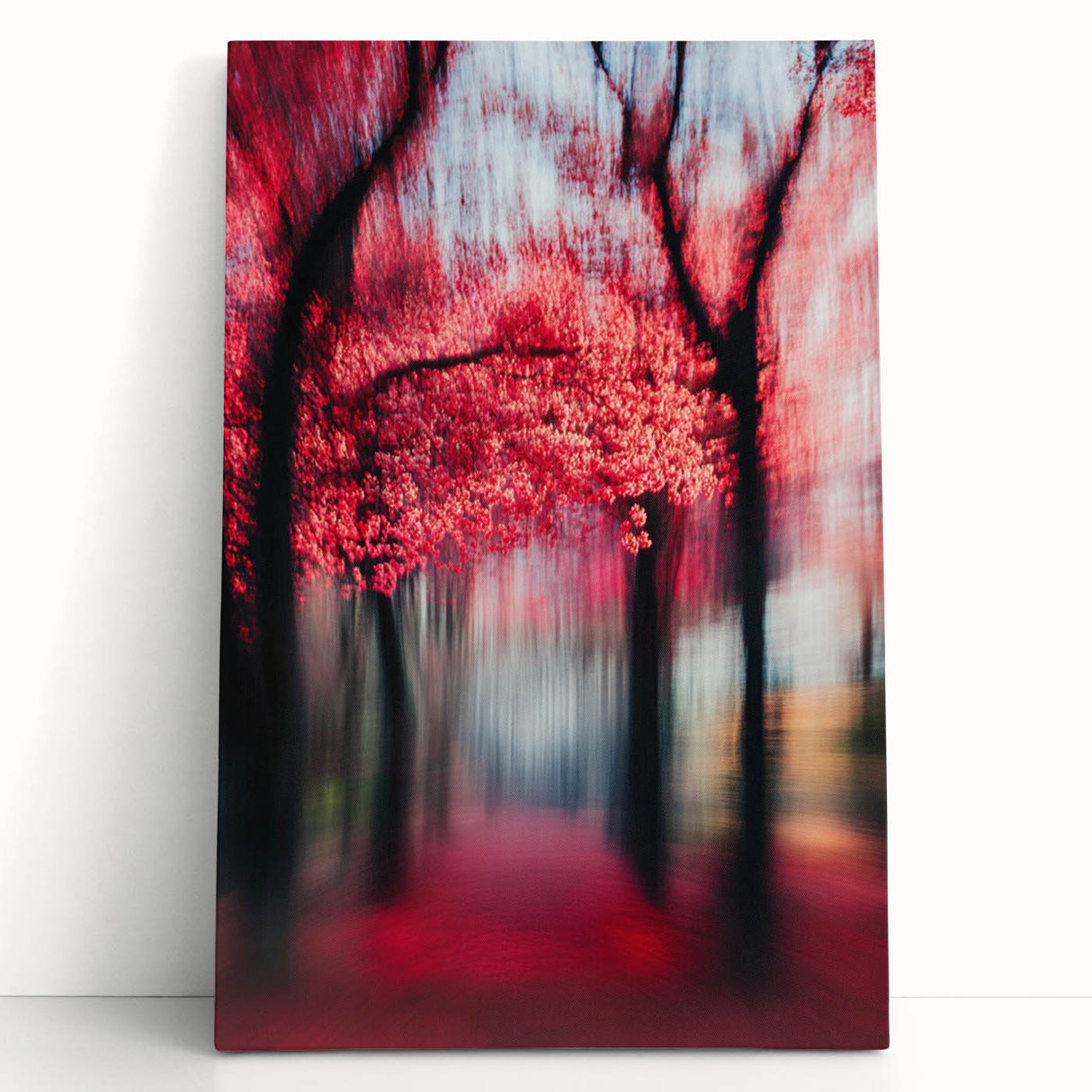 Blurred Red Forest - Fine Art Photography Limited Edition Prints