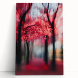 Blurred Red Forest - Fine Art Photography Limited Edition Prints