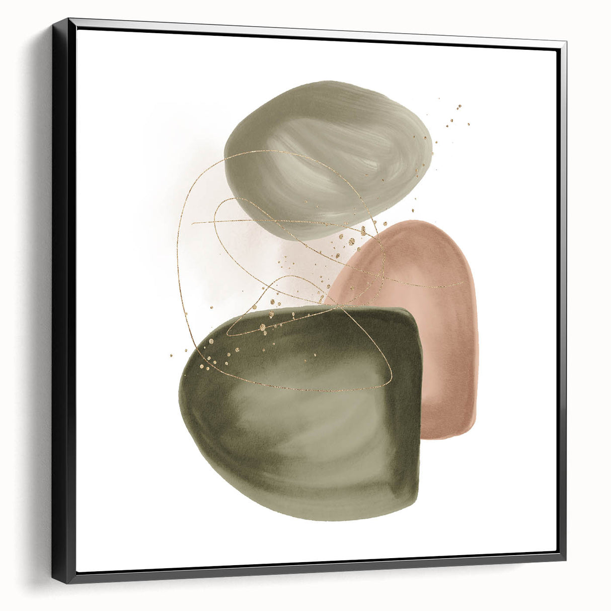 Geometric Minimalist Abstract Wall Art – Modern Nature-Inspired Print