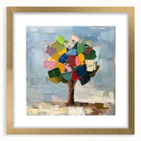 Abstract Colorful Tree – Vibrant Botanical Art Print