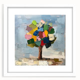Abstract Colorful Tree – Vibrant Botanical Art Print