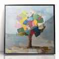 Abstract Colorful Tree – Vibrant Botanical Art Print