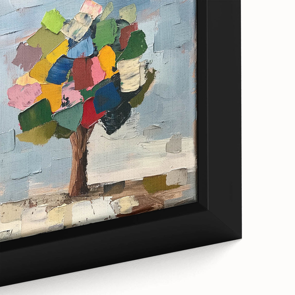 Abstract Colorful Tree – Vibrant Botanical Art Print