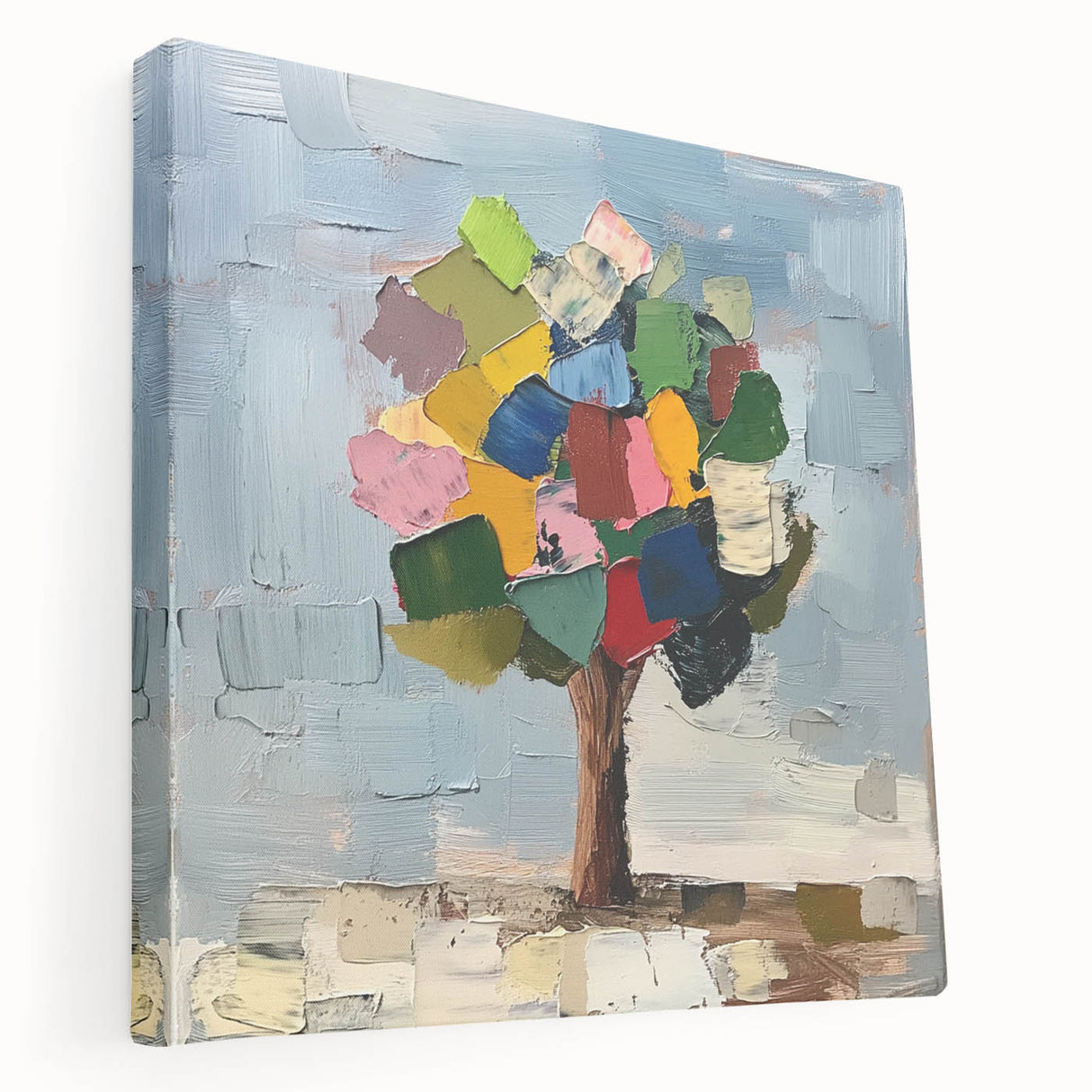 Abstract Colorful Tree – Vibrant Botanical Art Print