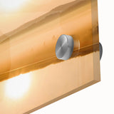 Minimalist Mountain Wall Art – Sunrise Over Misty Golden Valley