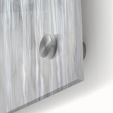 Minimalist Abstract Painting - White & Gray Modern Wall Art